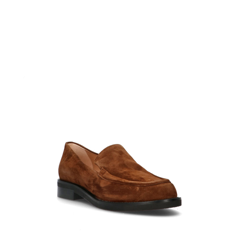 JUBILE' Mocassino donna marrone in suede