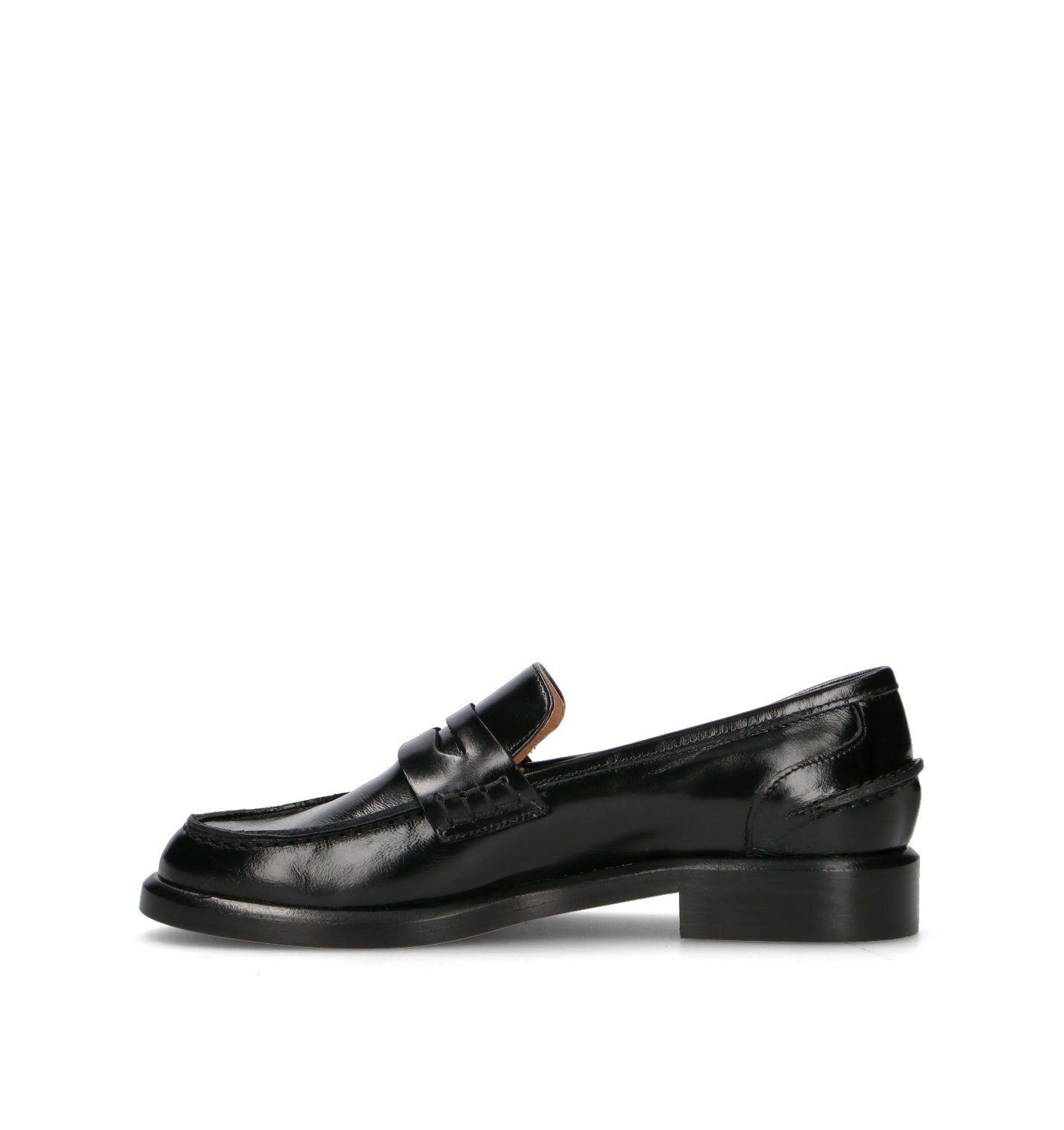 JUBILE' Mocassino donna nero in pelle