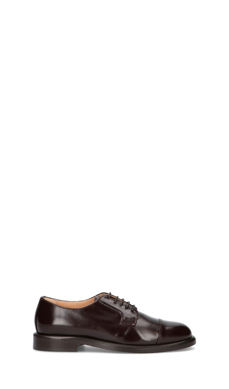 JUBILE' Stringata donna marrone in pelle
