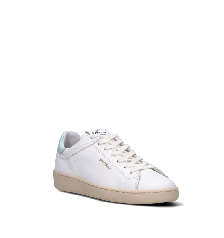 THE76 Sneaker donna bianca/azzurra in pelle