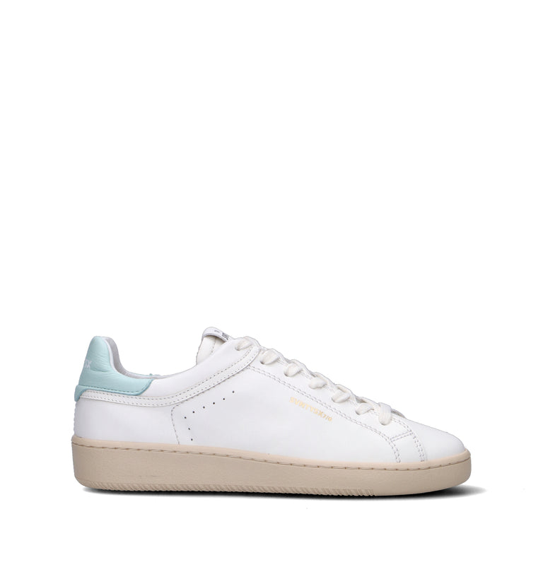 THE76 Sneaker donna bianca/azzurra in pelle