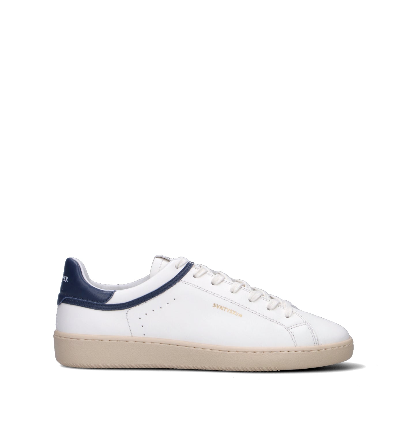 THE76 Sneaker uomo bianca/blu in pelle