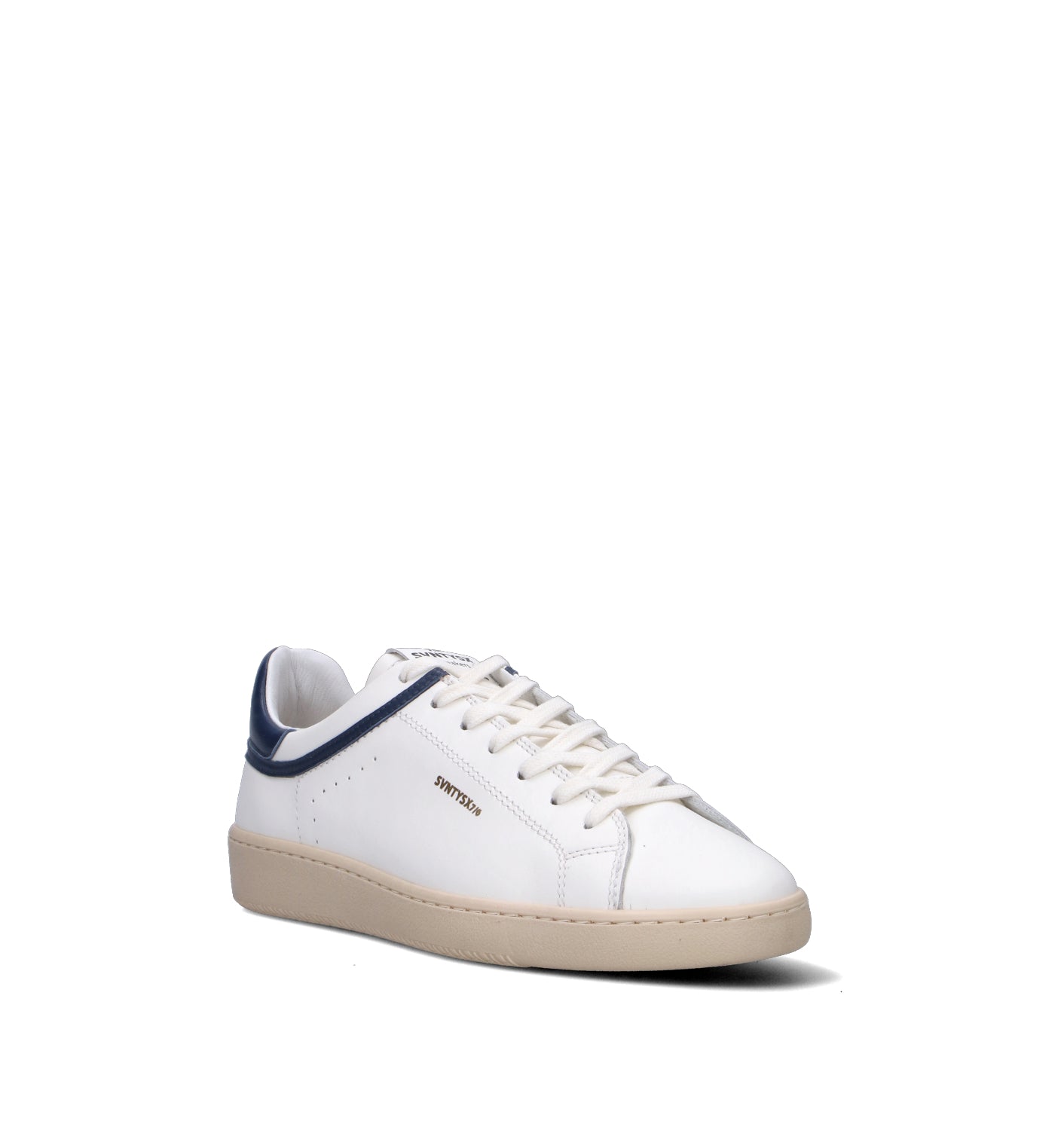 THE76 Sneaker uomo bianca/blu in pelle