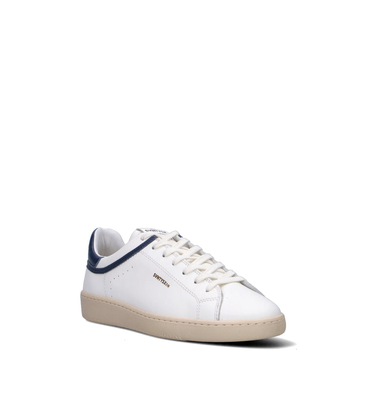 THE76 Sneaker uomo bianca/blu in pelle