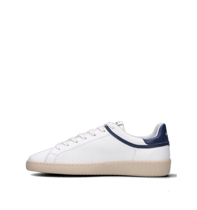 THE76 Sneaker uomo bianca/blu in pelle