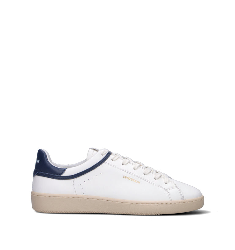 THE76 Sneaker uomo bianca/blu in pelle