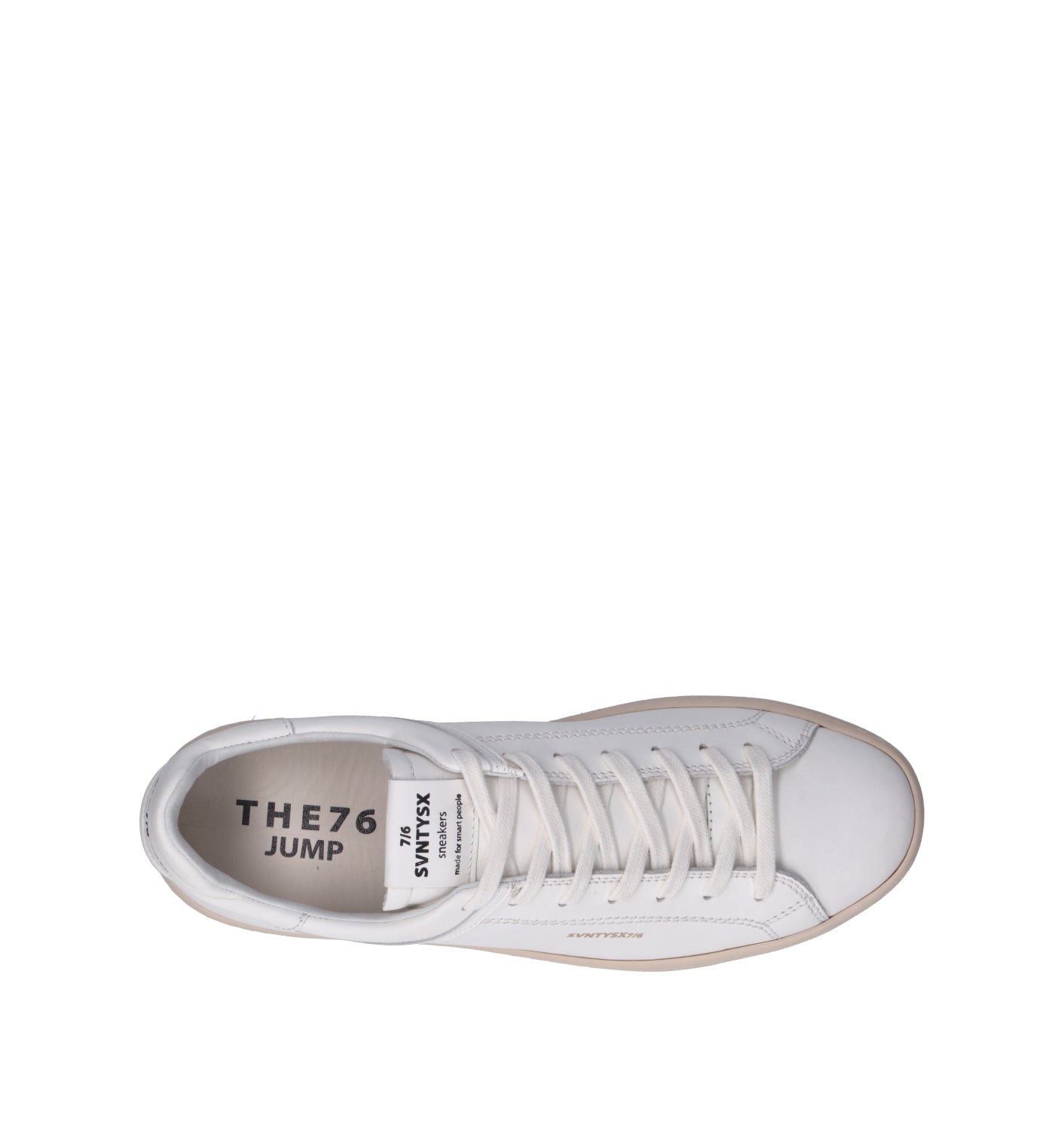 THE76 Sneaker uomo bianca in pelle