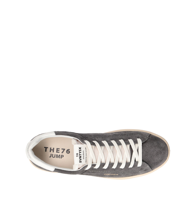THE76 Sneaker uomo grigia in suede