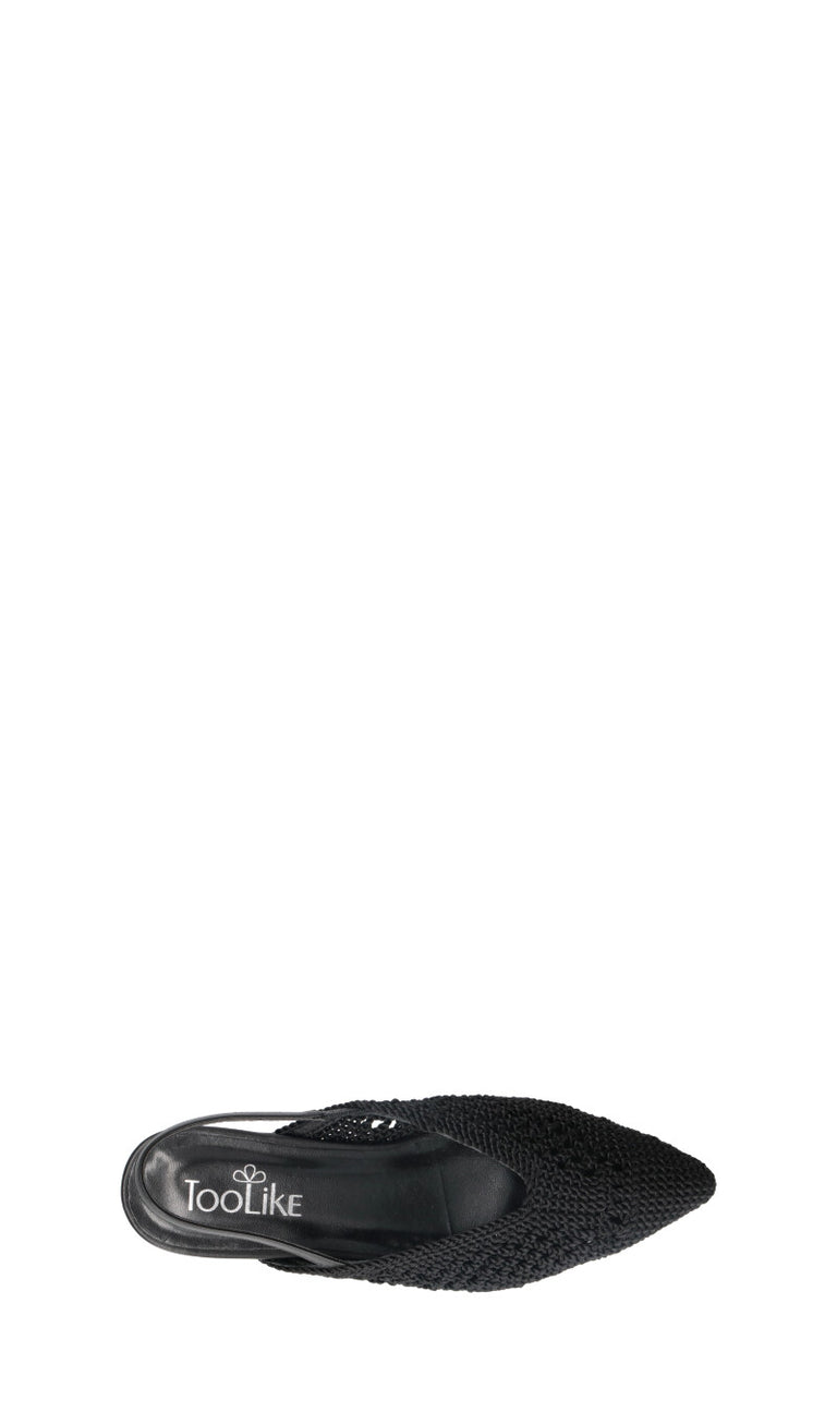 TOO LIKE Slingback donna nera