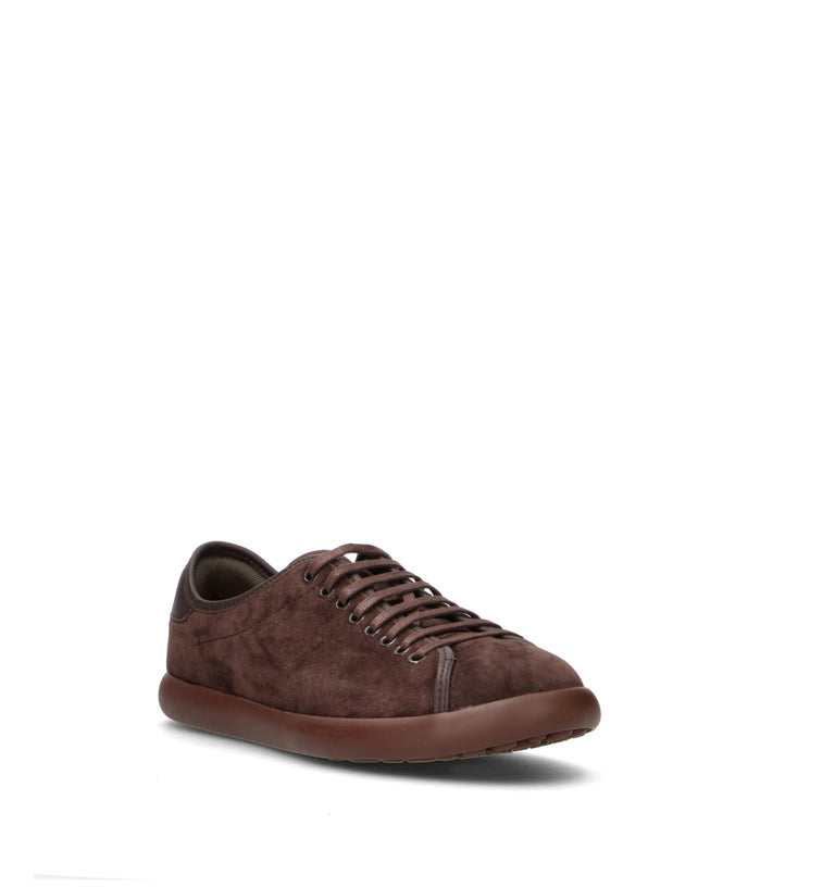 CAMPER Sneaker uomo marrone in suede