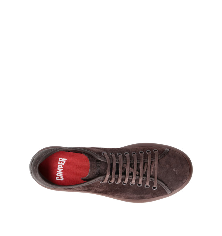 CAMPER Sneaker uomo marrone in suede