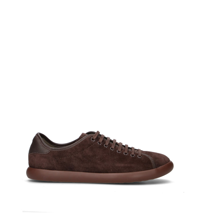 CAMPER Sneaker uomo marrone in suede