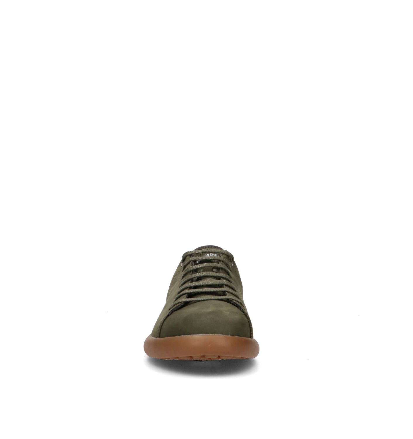 CAMPER Sneaker uomo verde in nabuk