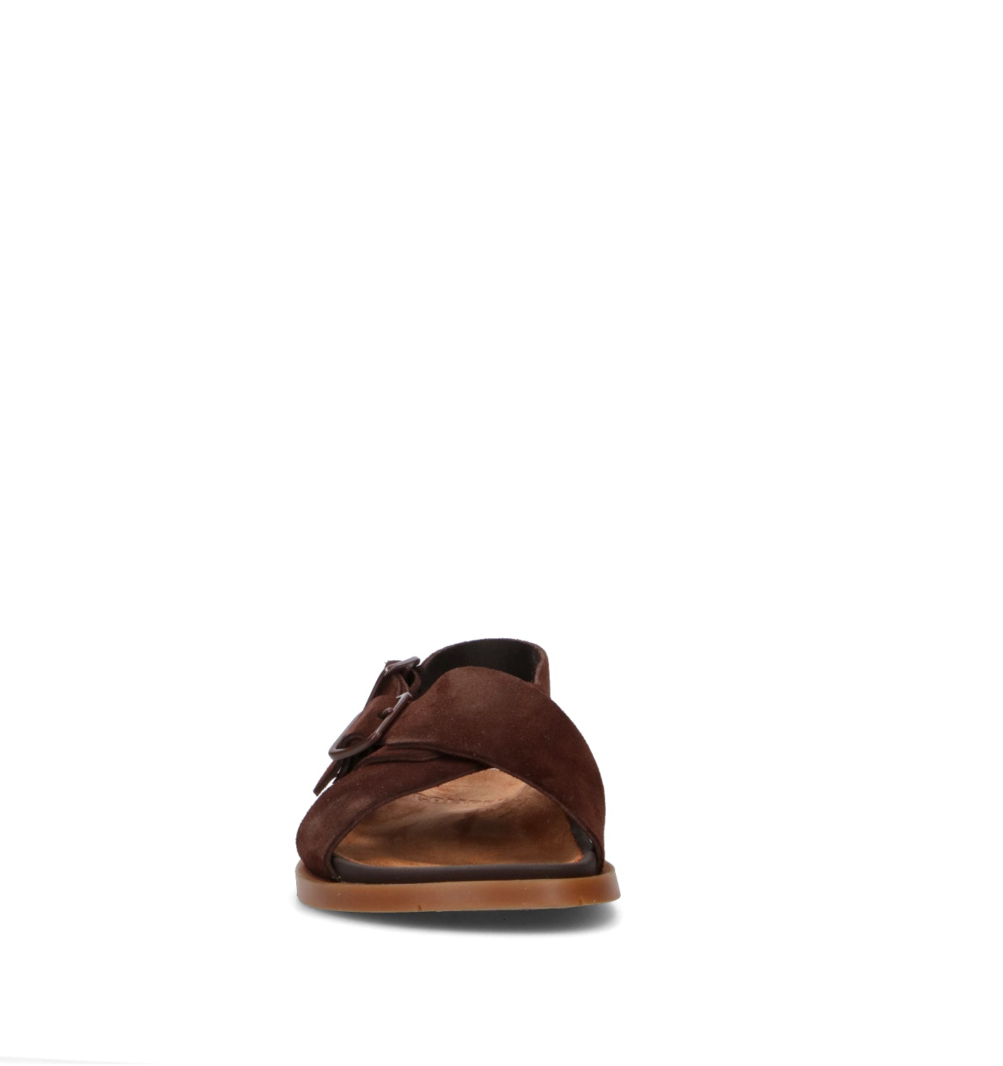 CAMPER Sandalo donna marrone in suede