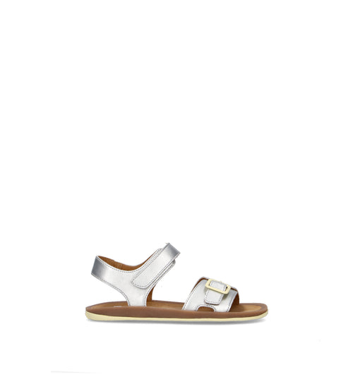 CAMPER Sandalo bimba argento in pelle