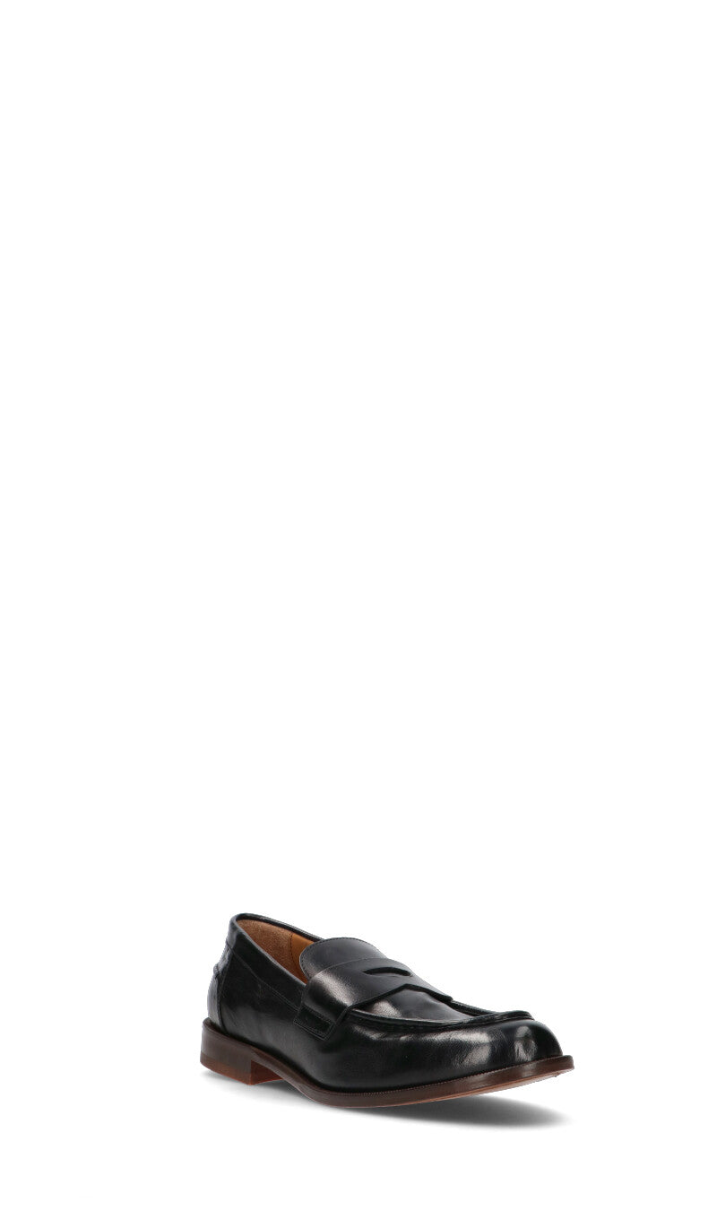 TON GOUT Mocassino uomo nero in pelle