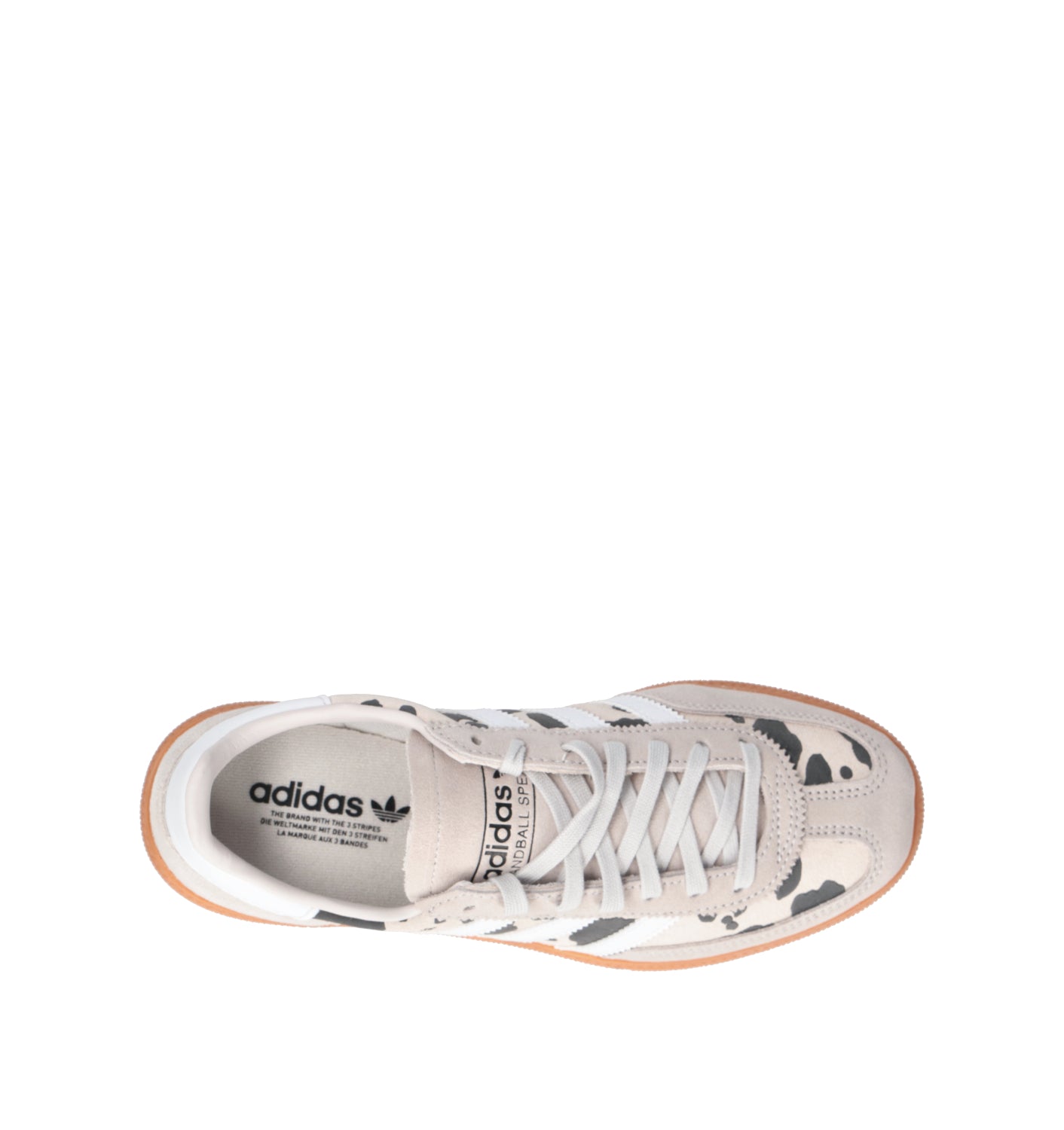 ADIDAS HANDBALL SPEZIAL J Sneaker ragazza grigia in pelle
