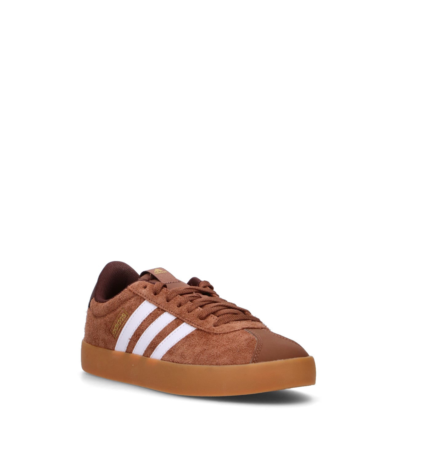 ADIDAS VL COURT 3.0 Sneaker donna marrone in pelle