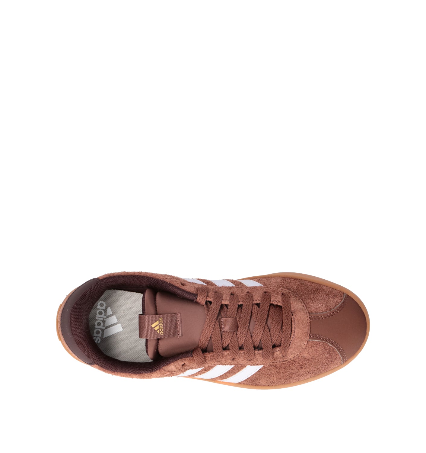 ADIDAS VL COURT 3.0 Sneaker donna marrone in pelle