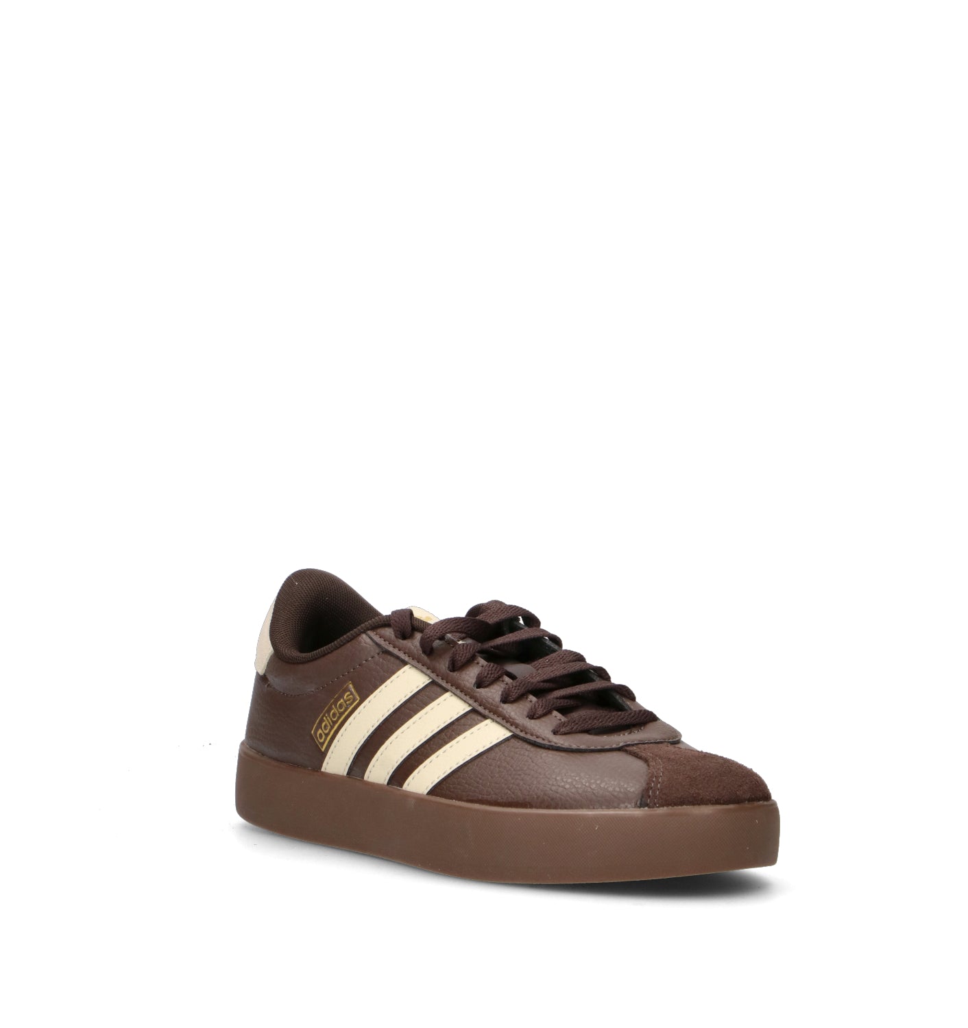 ADIDAS VL COURT 3.0 Sneaker donna marrone in pelle