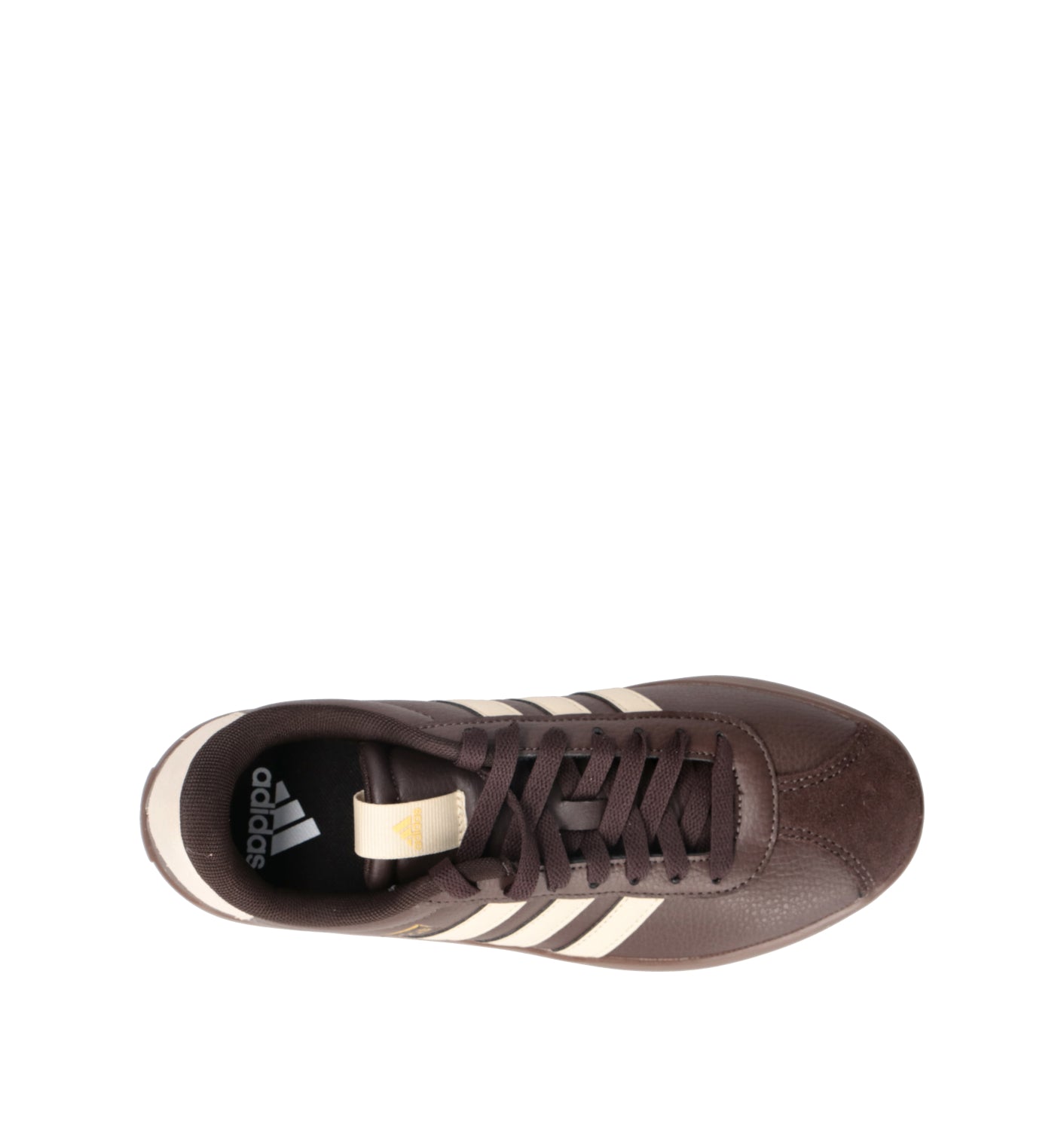 ADIDAS VL COURT 3.0 Sneaker donna marrone in pelle