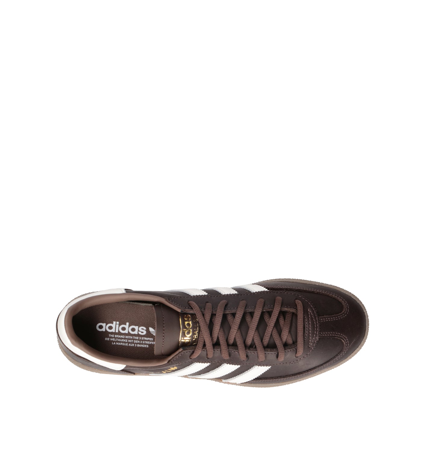 ADIDAS HANDBALL SPEZIAL Sneaker uomo marrone in pelle