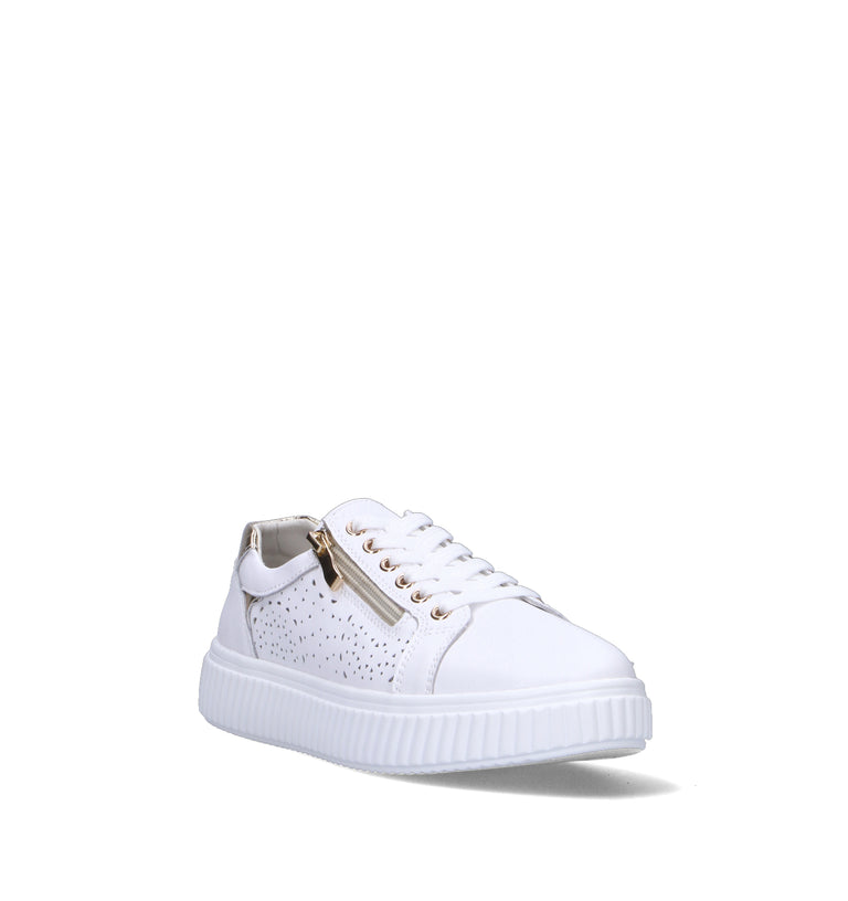 KLAS Sneaker donna bianca in pelle