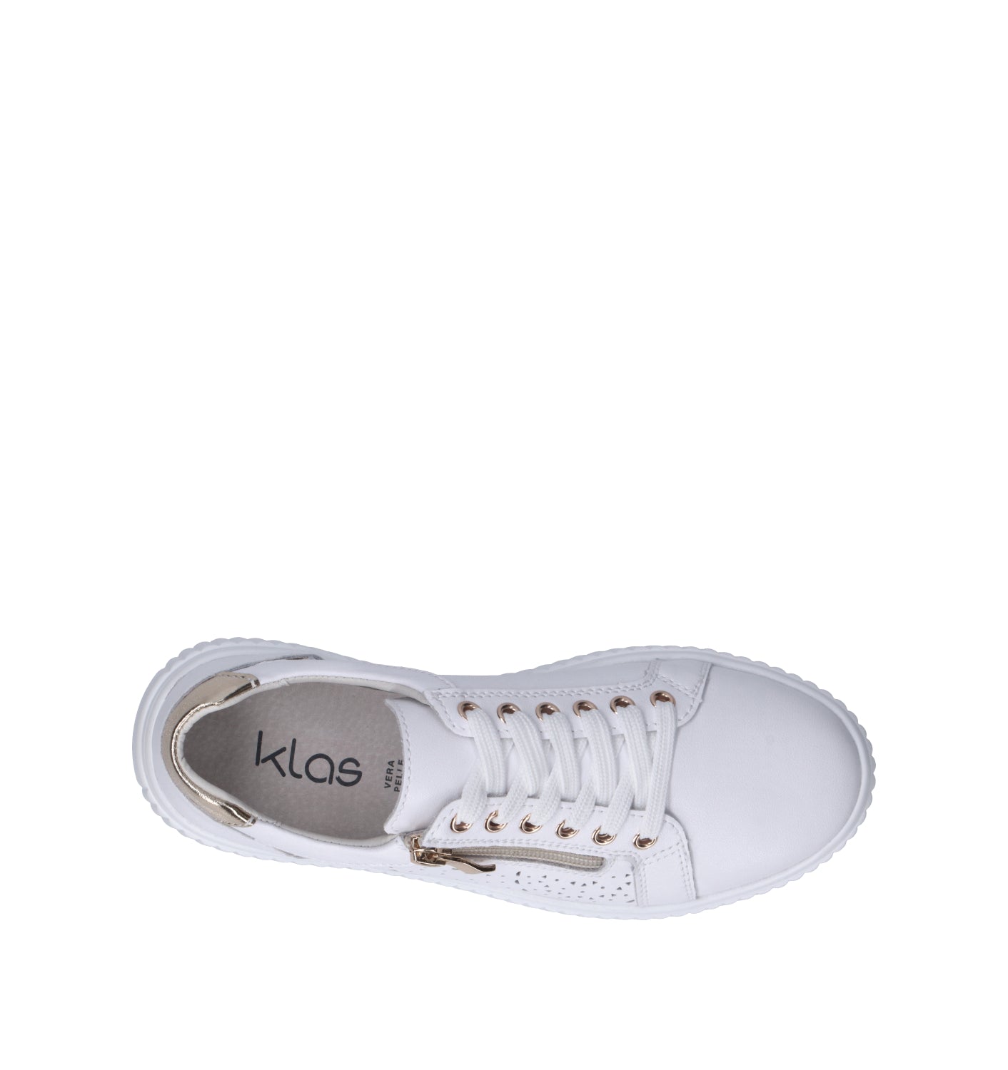 KLAS Sneaker donna bianca in pelle