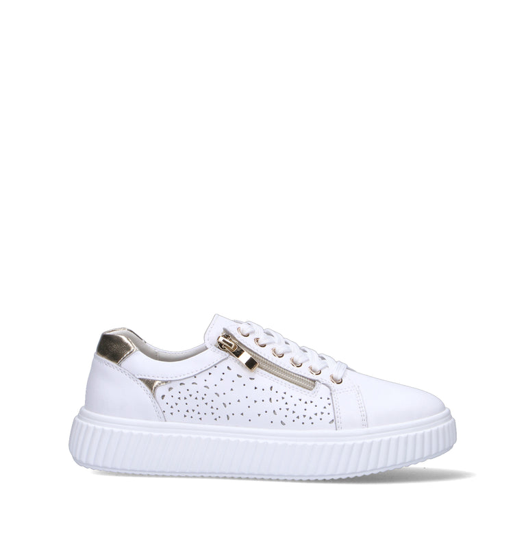 KLAS Sneaker donna bianca in pelle