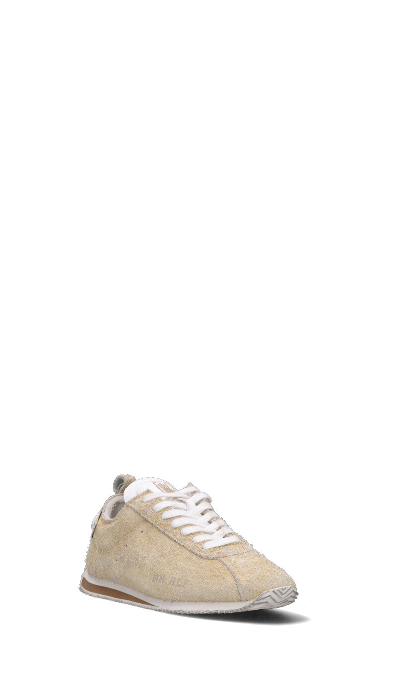 NINE AN HALF Sneaker uomo beige in suede