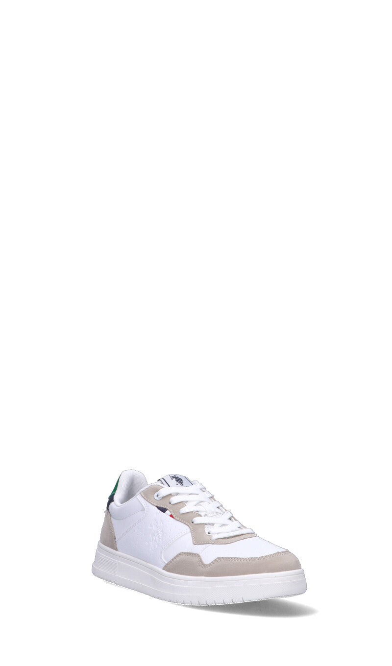 U.S. POLO ASSN. Sneaker uomo bianca/verde/beige