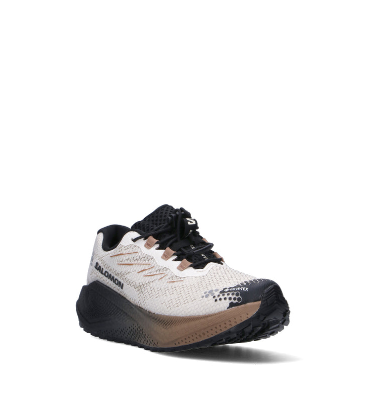 SALOMON AERO BLAZE 4 GRVL GTX W Scarpa running donna vaniglia e nera in gore-tex