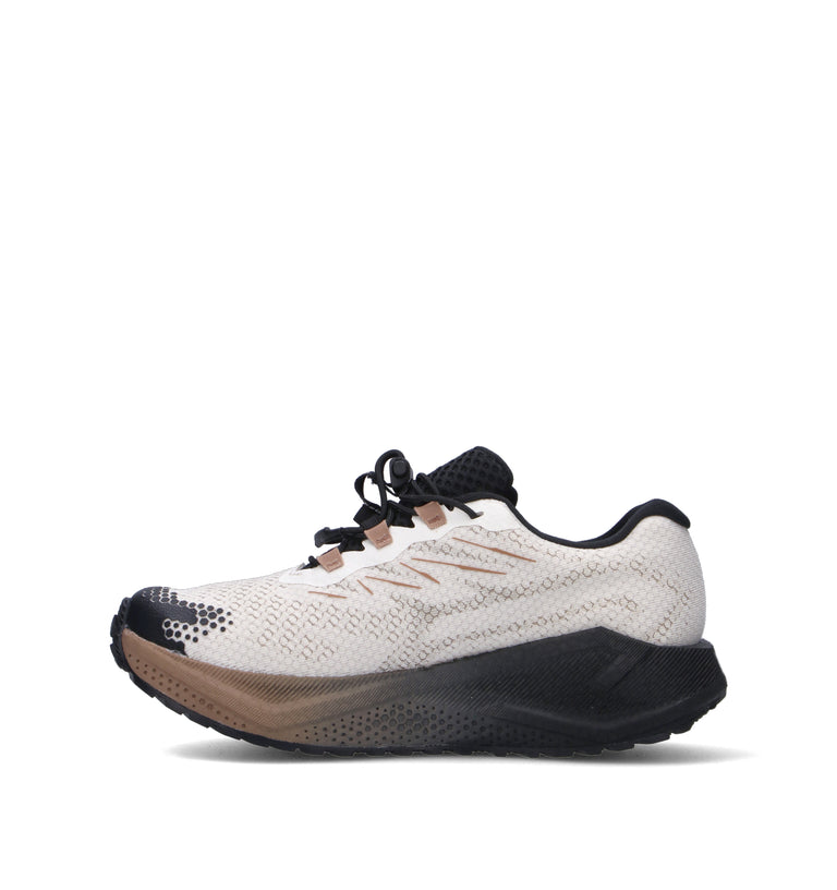 SALOMON AERO BLAZE 4 GRVL GTX W Scarpa running donna vaniglia e nera in gore-tex