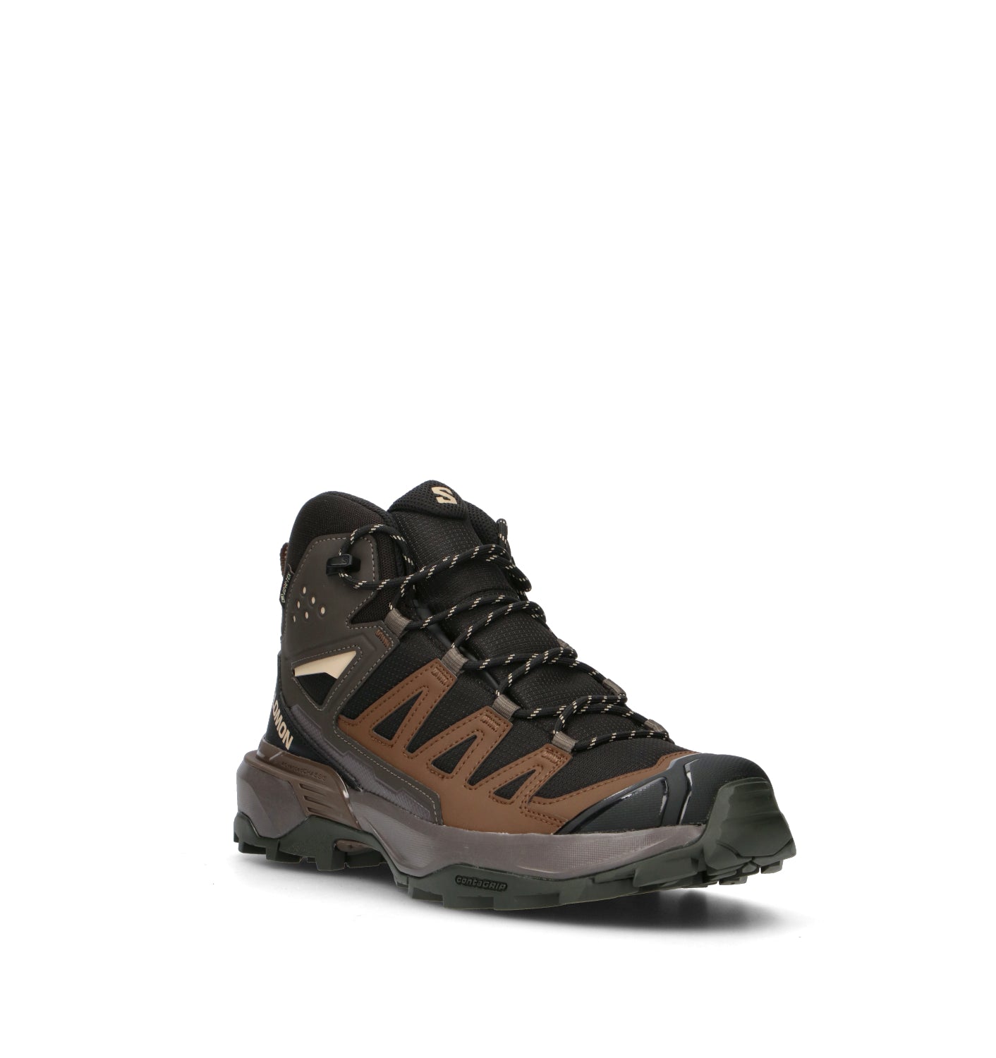 SALOMON X ULTRA 360 MID GTX Pedula uomo marrone/nero in gore-tex