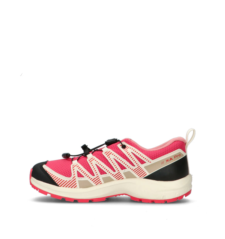 SALOMON XA PRO V8 WP J Scarpa trekking ragazza rosa