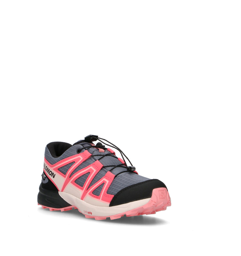 SALOMON SPEEDCROSS WP J Scarpa trekking ragazza grigia/rossa