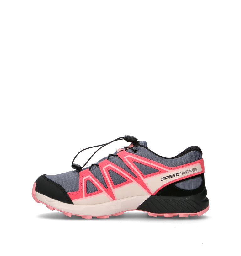 SALOMON SPEEDCROSS WP J Scarpa trekking ragazza grigia/rossa