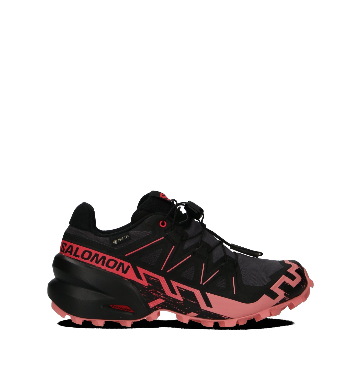 SALOMON SPEEDCROSS 6 GTX W 9 Scarpa trail running donna nera/rosa in gore-tex