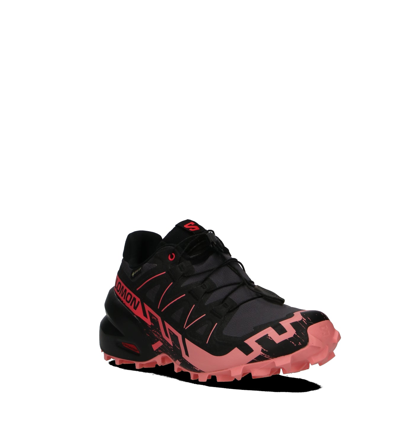 SALOMON SPEEDCROSS 6 GTX W 9 Scarpa trail running donna nera/rosa in gore-tex