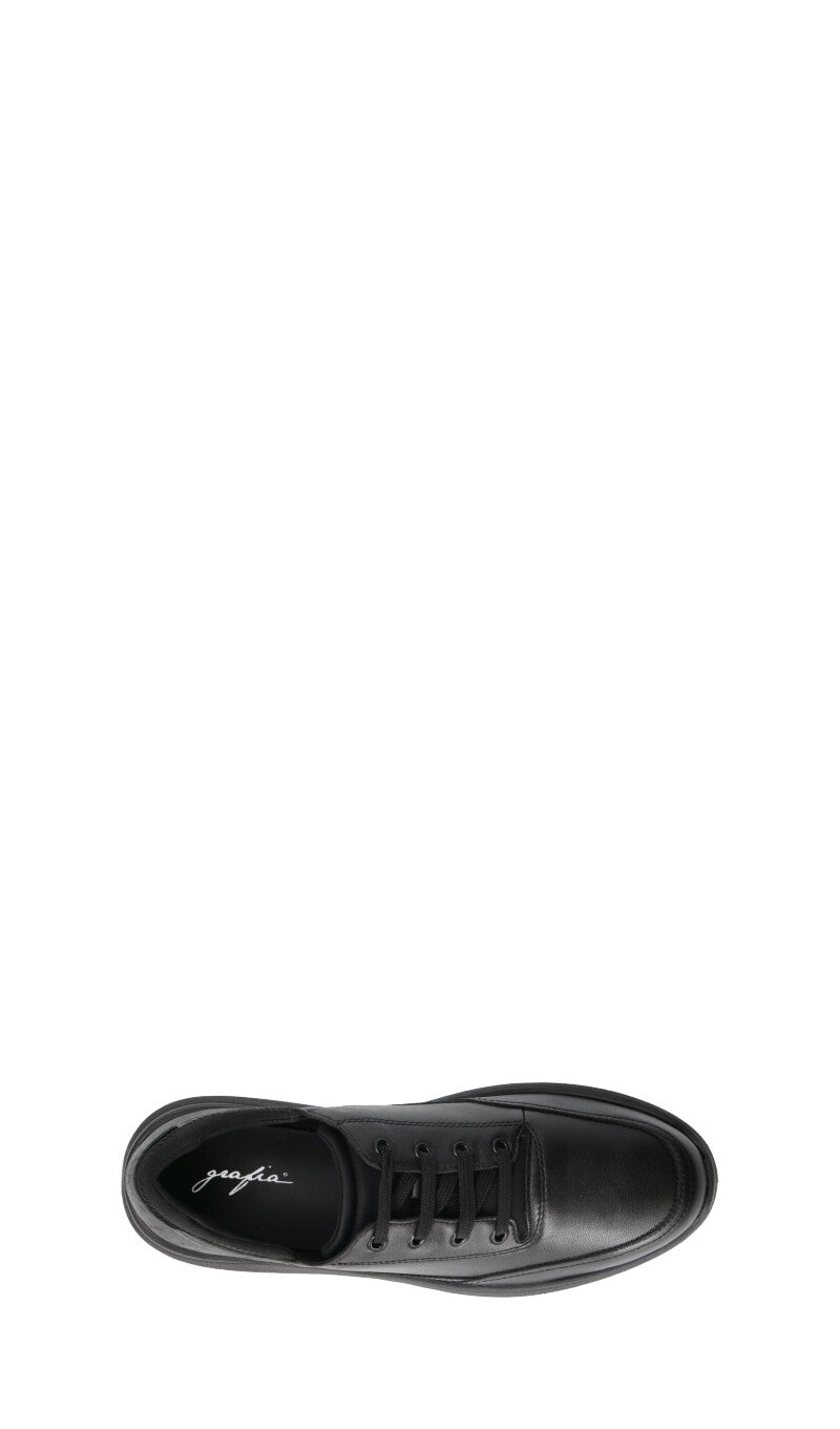 GRAFIA Sneaker uomo nera in pelle