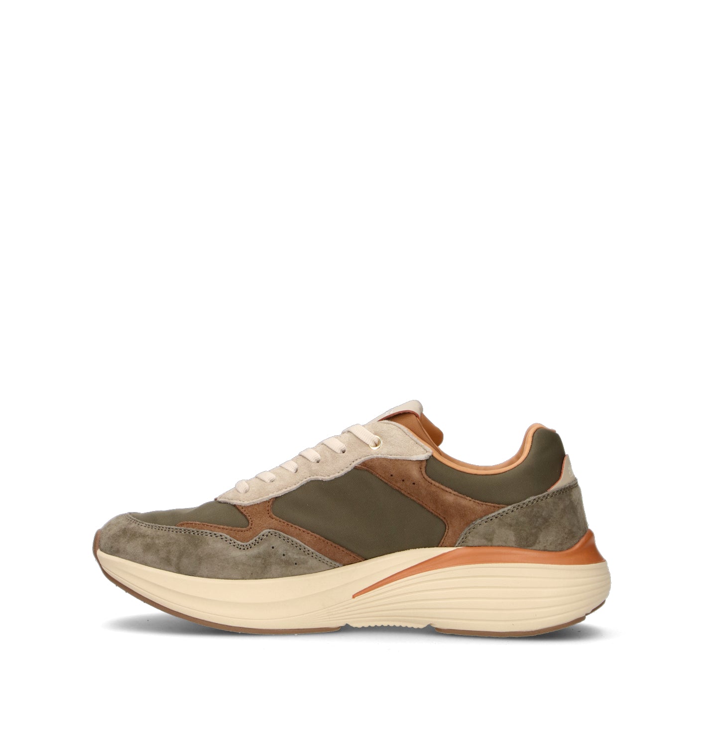 BLAUER Sneaker uomo militare/marrone