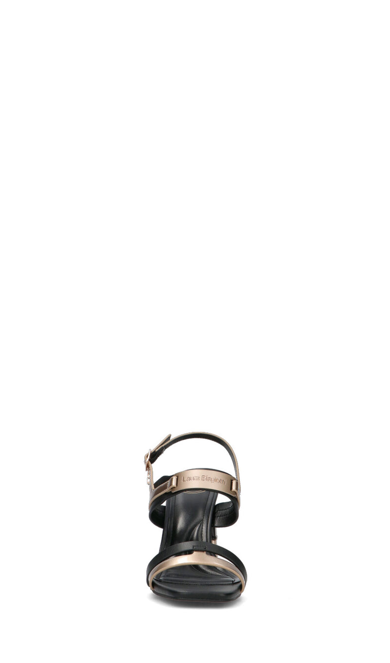 LAURA BIAGIOTTI Sandalo donna nero/oro