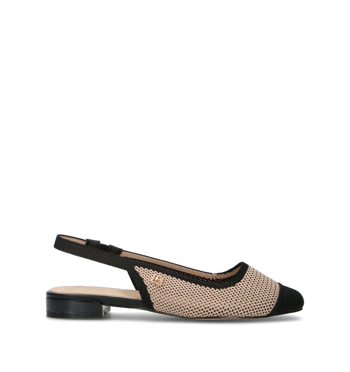 LAURA BIAGIOTTI Slingback donna beige/nera