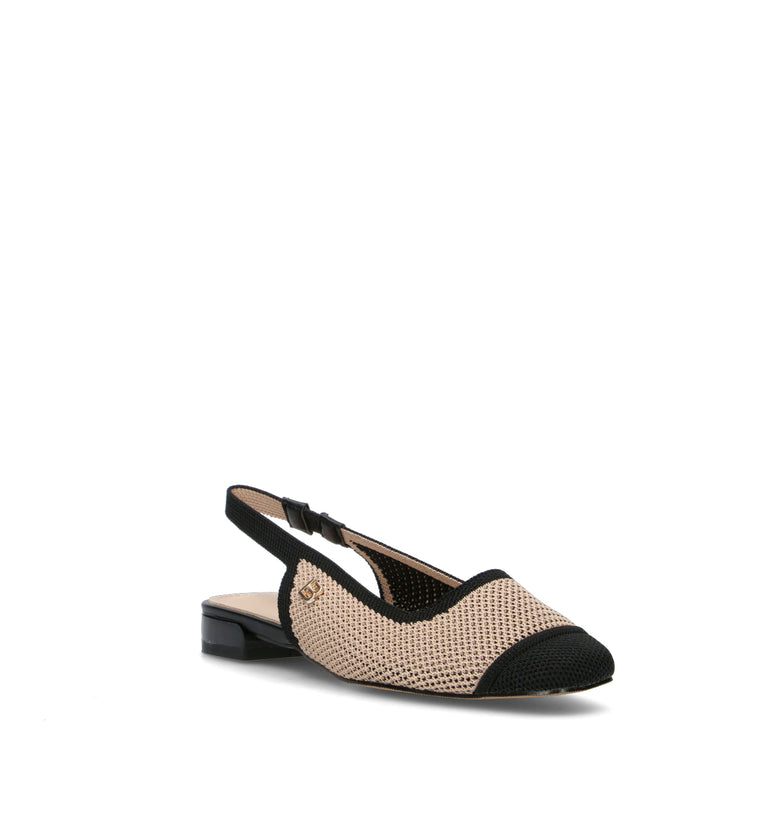 LAURA BIAGIOTTI Slingback donna beige/nera