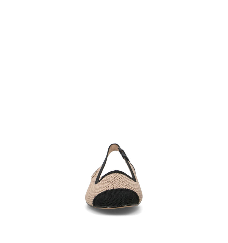 LAURA BIAGIOTTI Slingback donna beige/nera