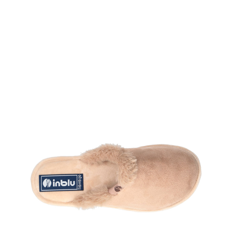 INBLU Pantofola donna beige