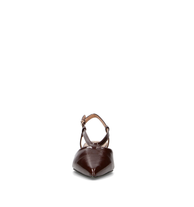A.ENNIE Slingback donna testa di moro