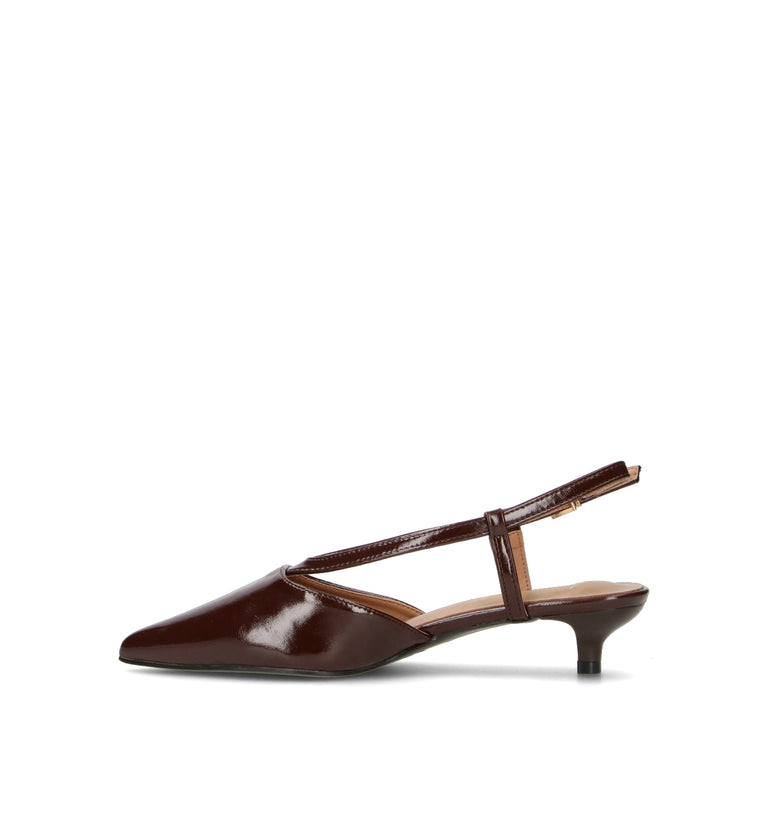 A.ENNIE Slingback donna testa di moro
