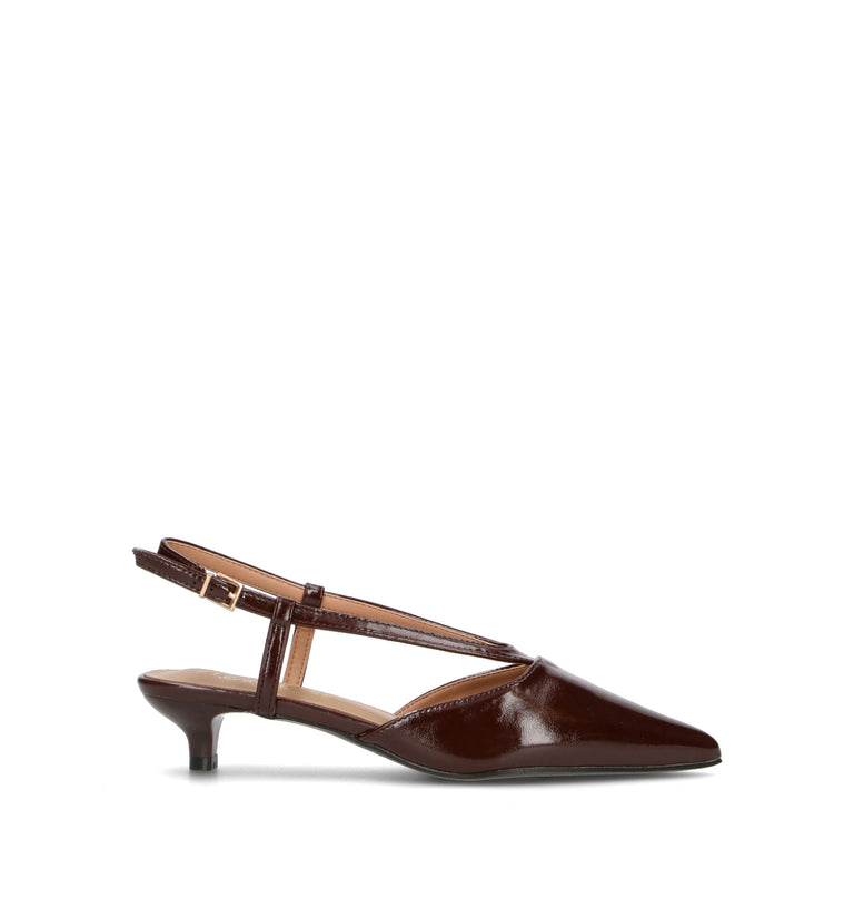 A.ENNIE Slingback donna testa di moro
