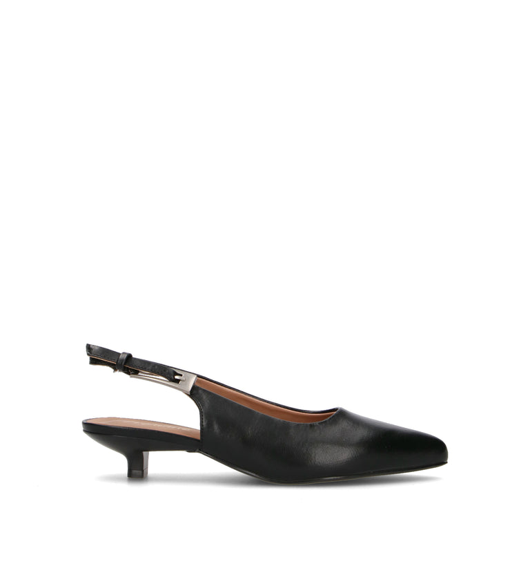 A.ENNIE Slingback donna nera